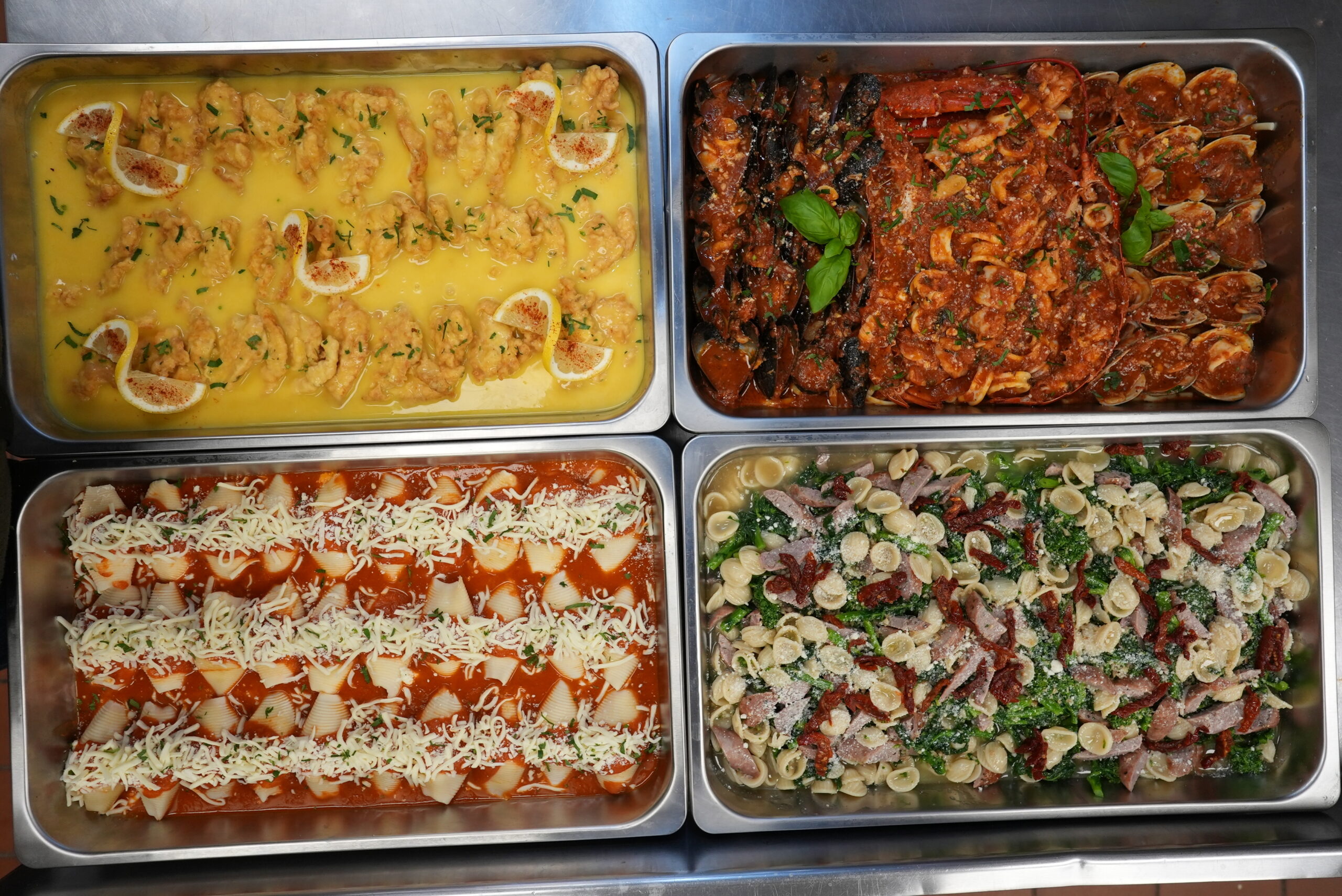 Italian dishes for catering from Livoti's Old World Market