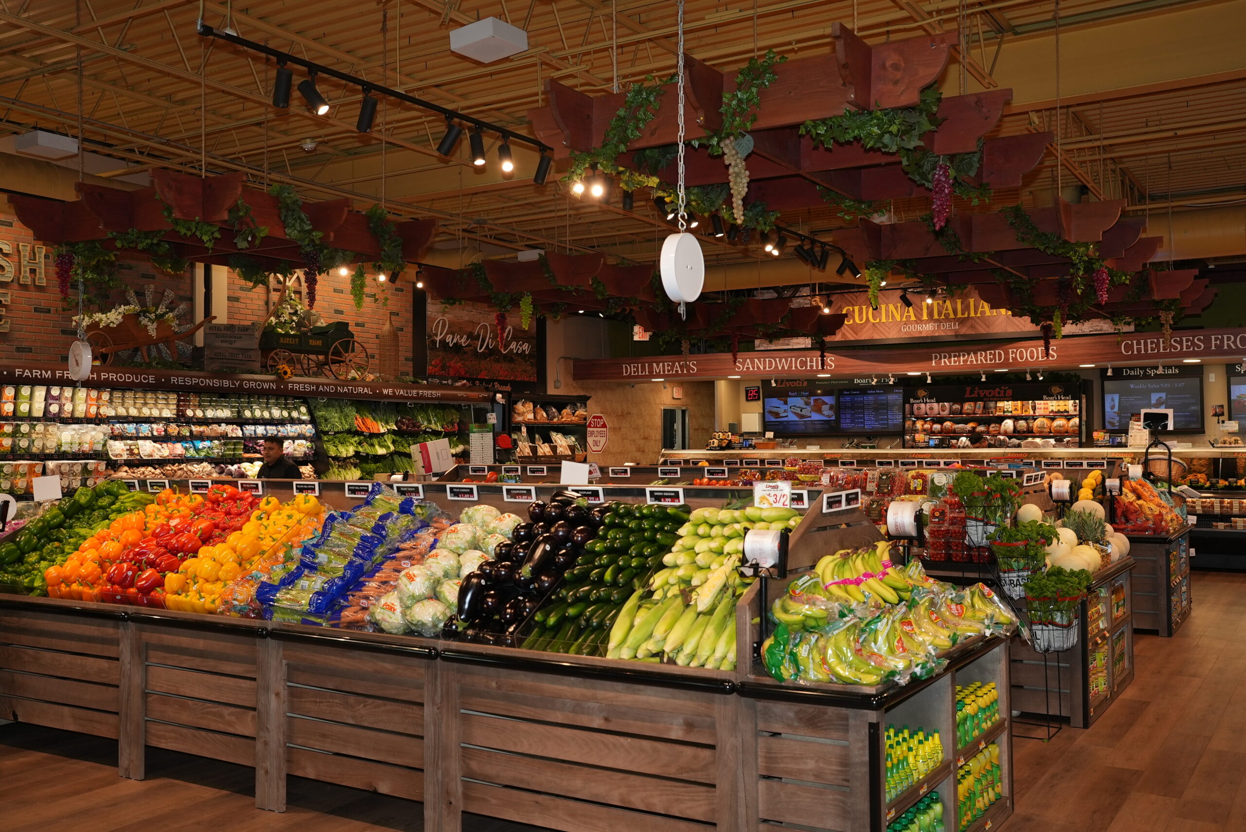 Fresh produce at Livoti's Old World Market in NJ