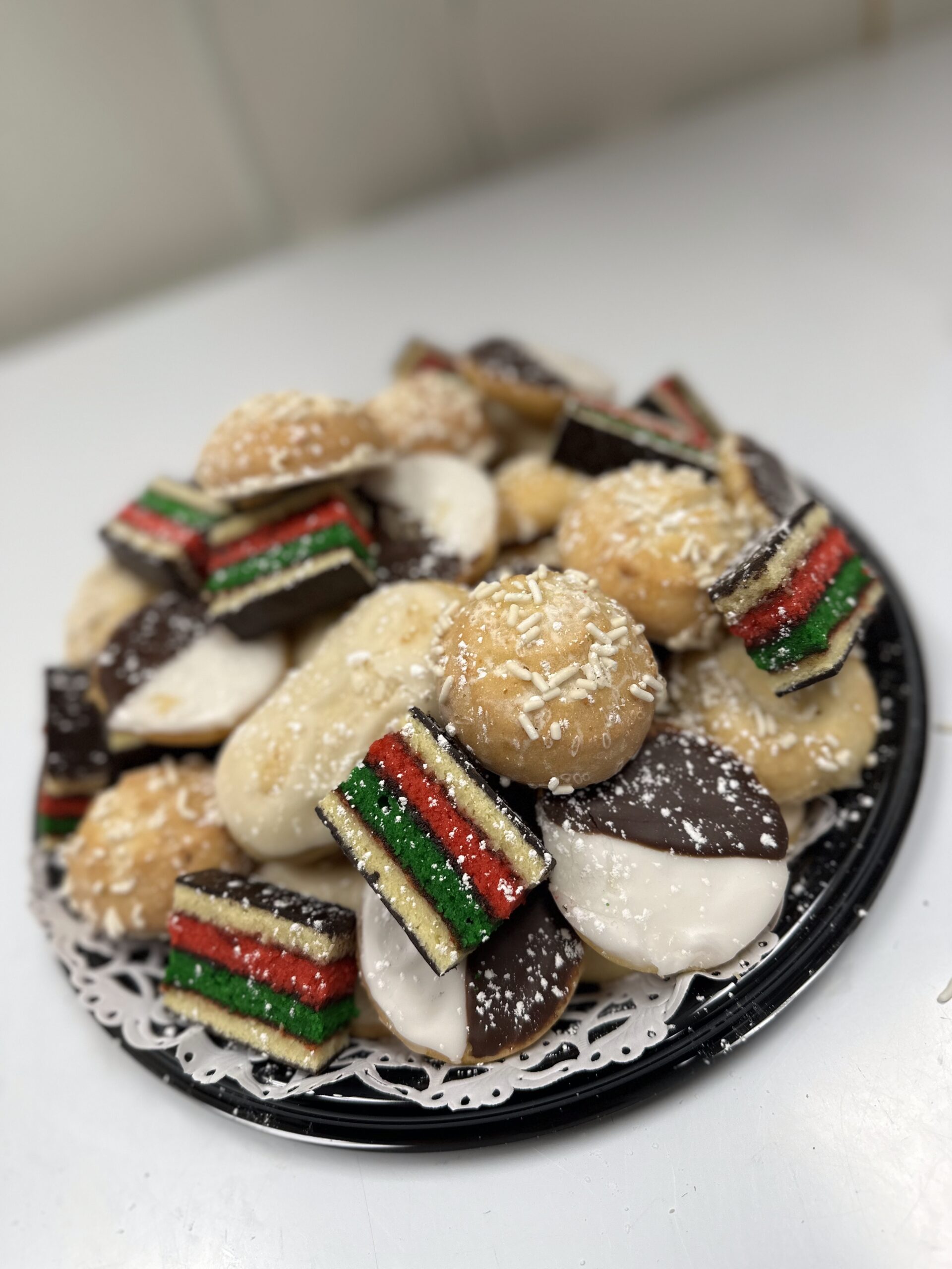 Italian cookie platter from Livoti's Old World Market