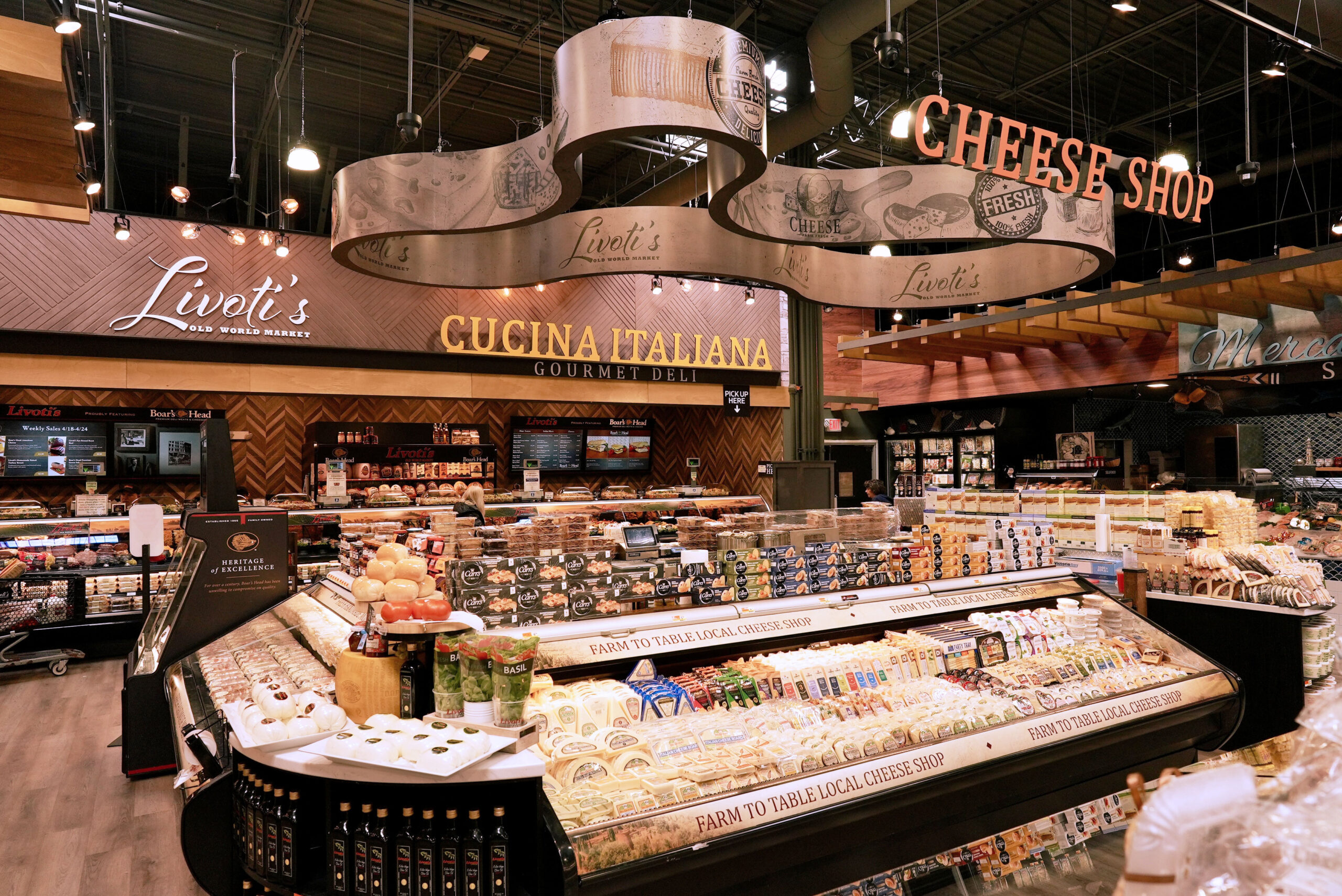 Livoti's Italian deli and gourmet cheese shop in Freehold, NJ