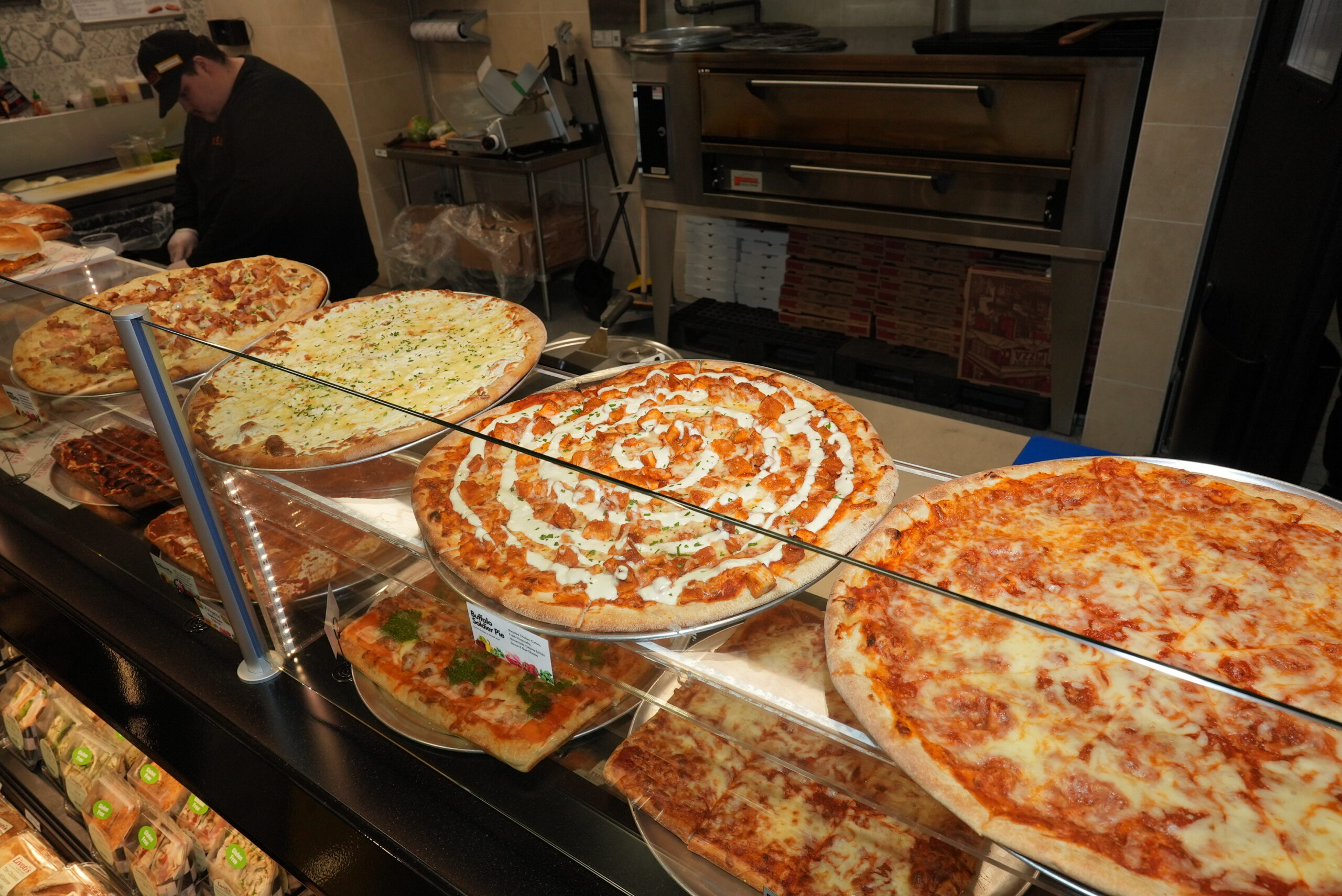 Livoti's homemade brick oven pizza selection