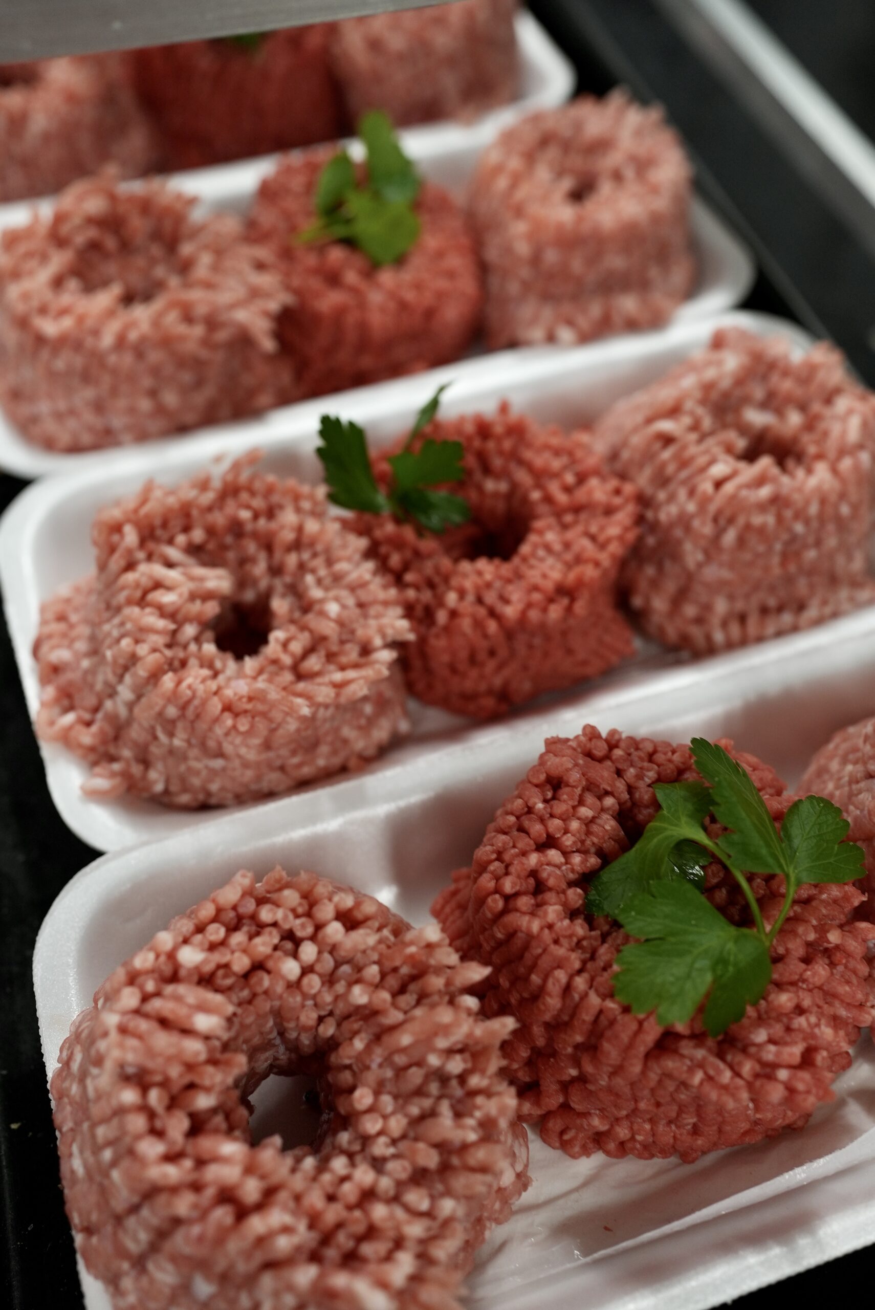 Minced meat at Livoti's Old World Market, ready to be cooked