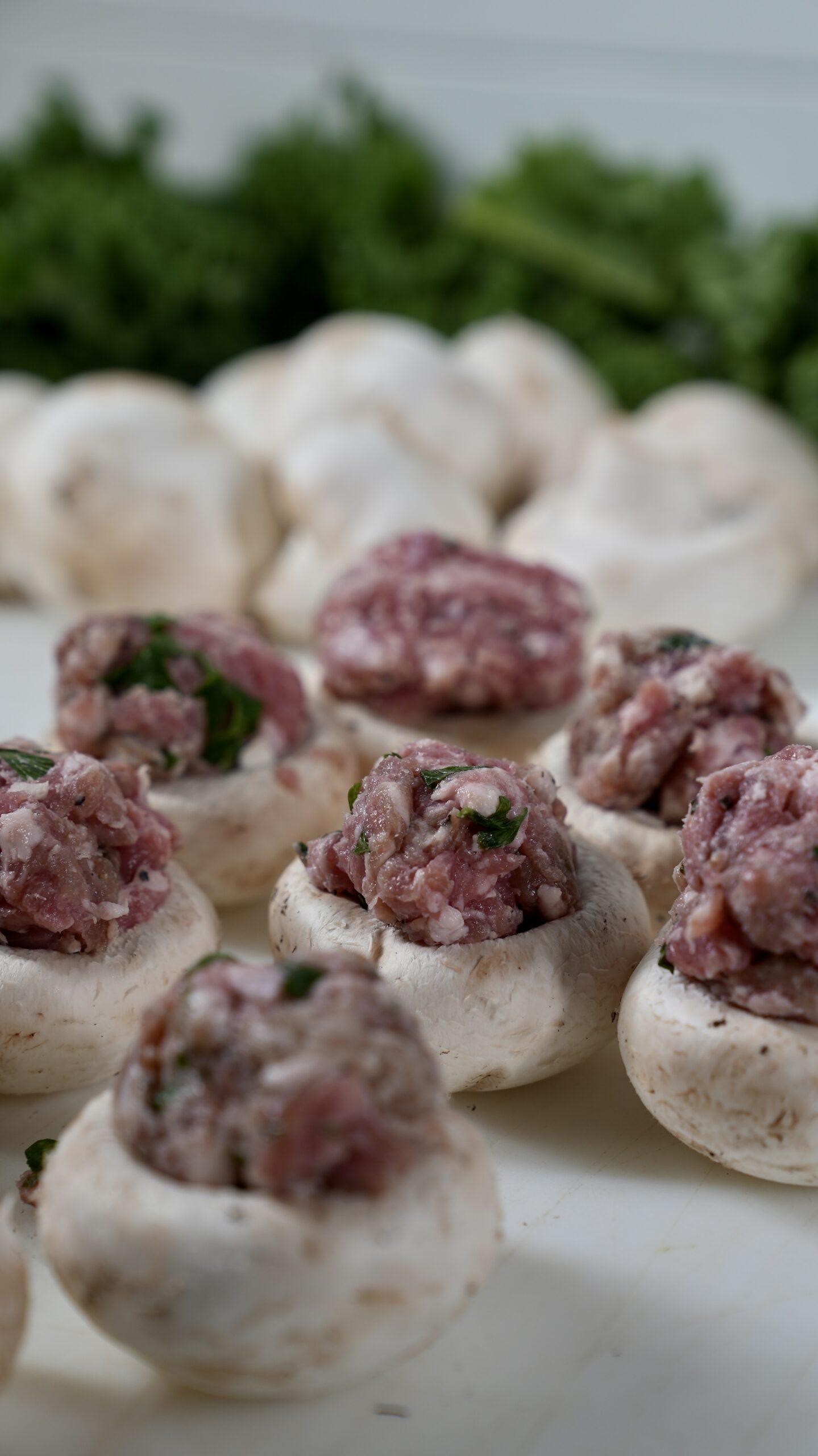 Meat-filled mushrooms available at Livoti's Old World Market