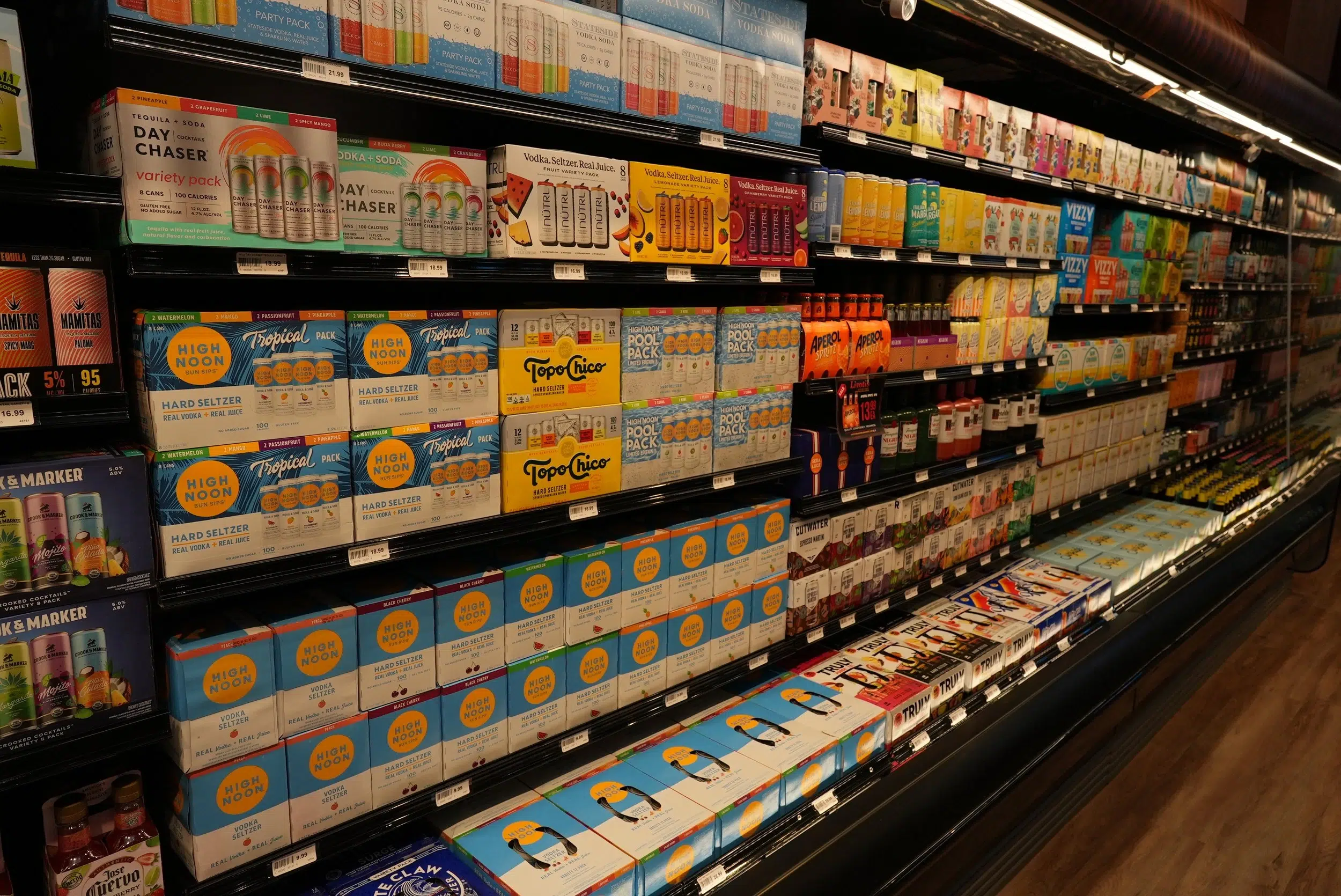 THC CBD drinks available at Livoti's Old World Market liquor store in Brick, NJ